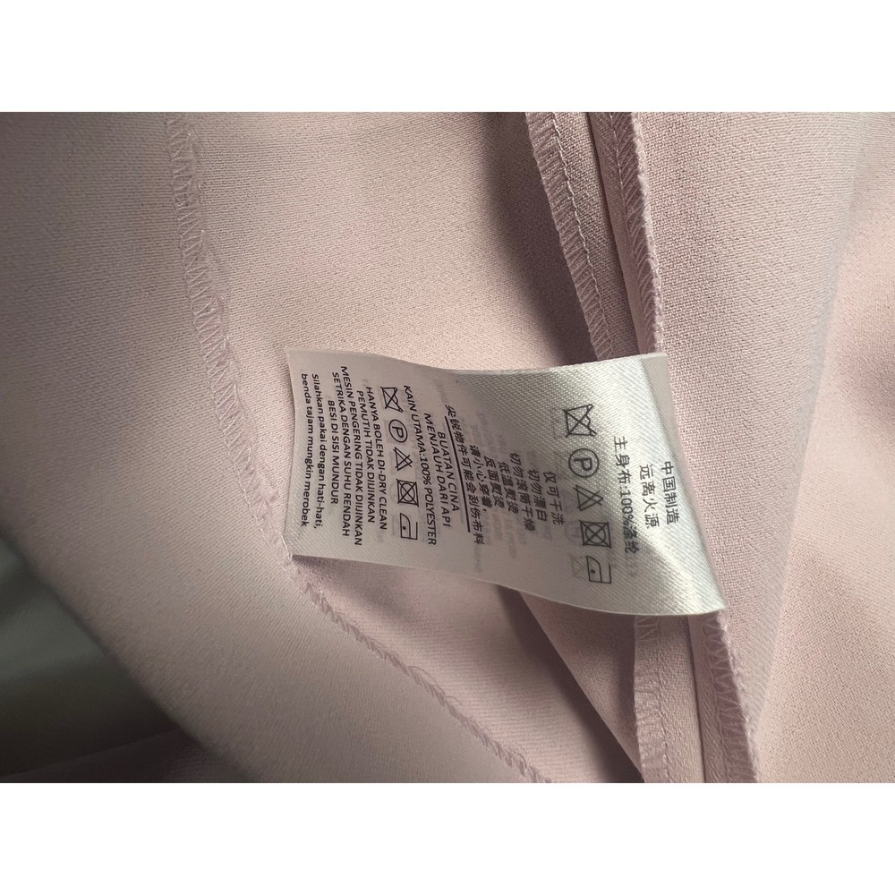 AQ/AQ Didion Midi Dress Pale Lilac One Shoulder Cowl Neck 110255-1 Womens US 2 - Picture 10 of 10